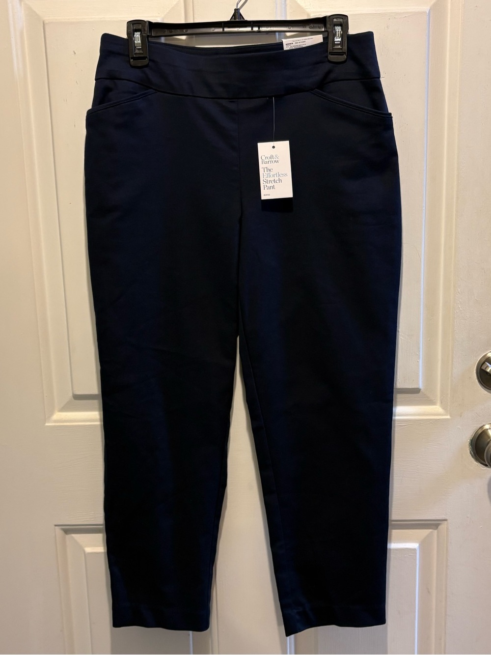 croft & barrow navy Effortless Stretch Pant